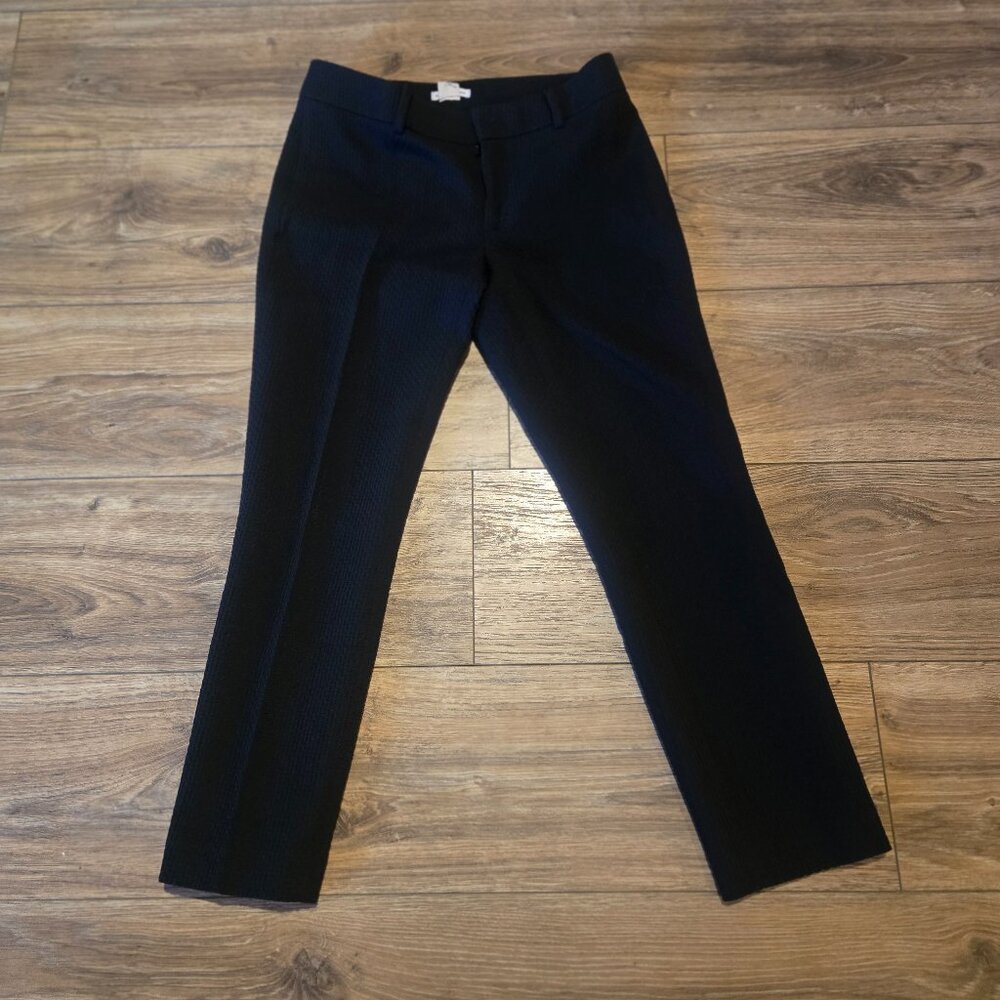 Club Monaco Textured Black Pants
